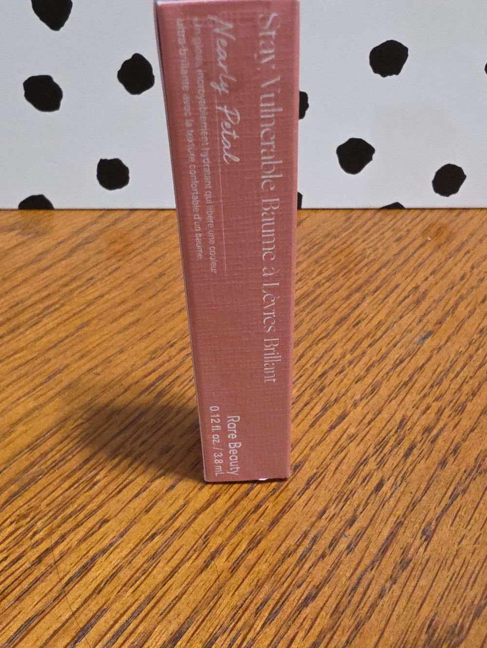Rare Beauty Nearly Petal Lip Oil Gloss — Soft Pink Tube